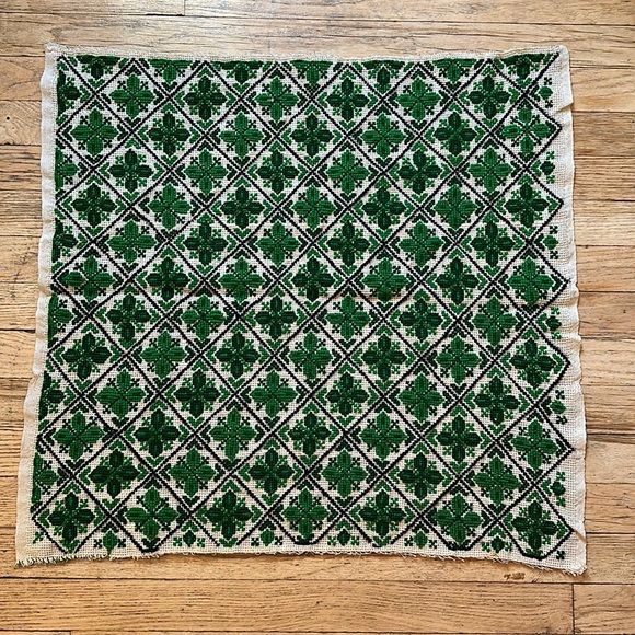 Vintage Wall Decor Vintage Needlepoint Fabricartwork Poshmark